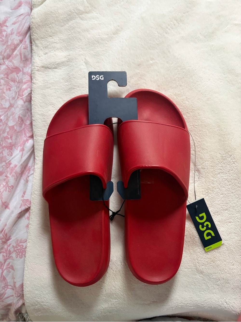 DSG Red Men's Slide Sandals
